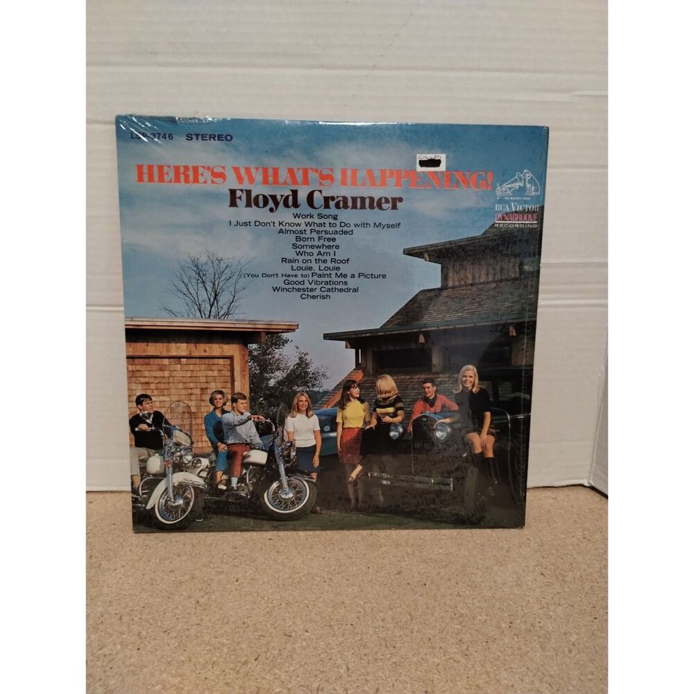 Floyd Cramer LP Here's What's Happening Stereo LSP3746 1967